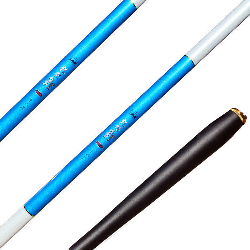 鸿旺鱼竿特价龙纹鲤手竿钓鱼竿套装碳素渔具钓竿鱼杆 6.3米 线组漂钩