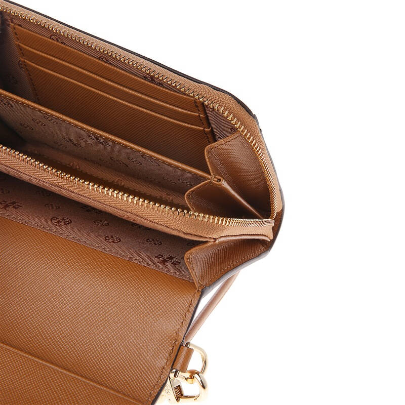 tory burch 托里·伯奇 女士棕色十字纹中款手拿钱包 11159076 211