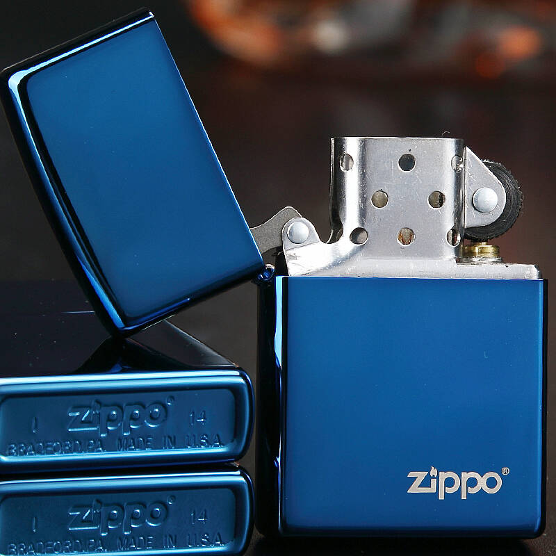 zippo打火機藍冰20446zl