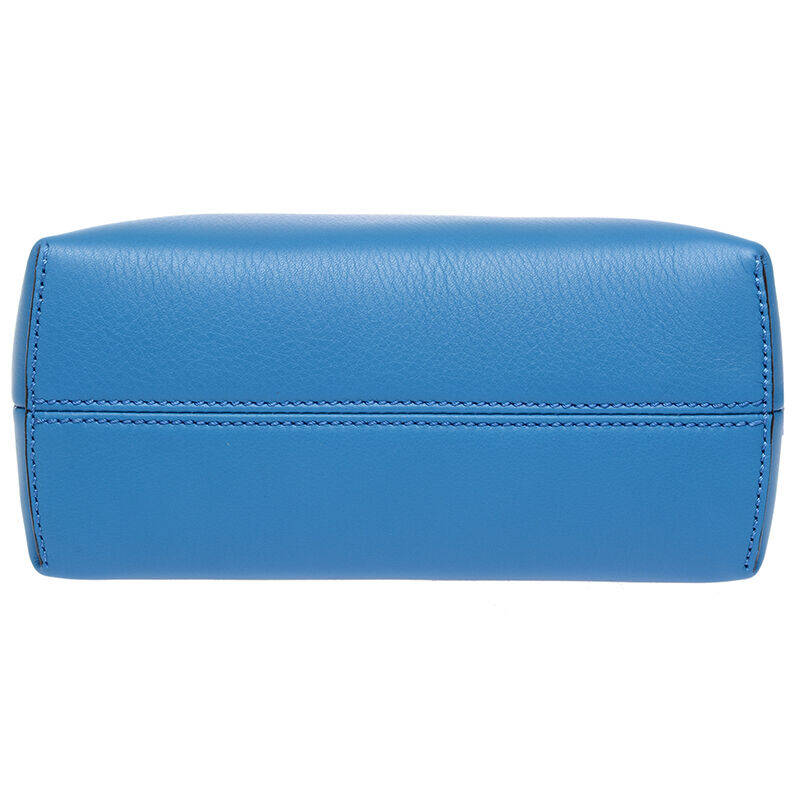 女款by the way迷你牛皮波士顿包手拎包单肩斜挎包8bl135 深天蓝