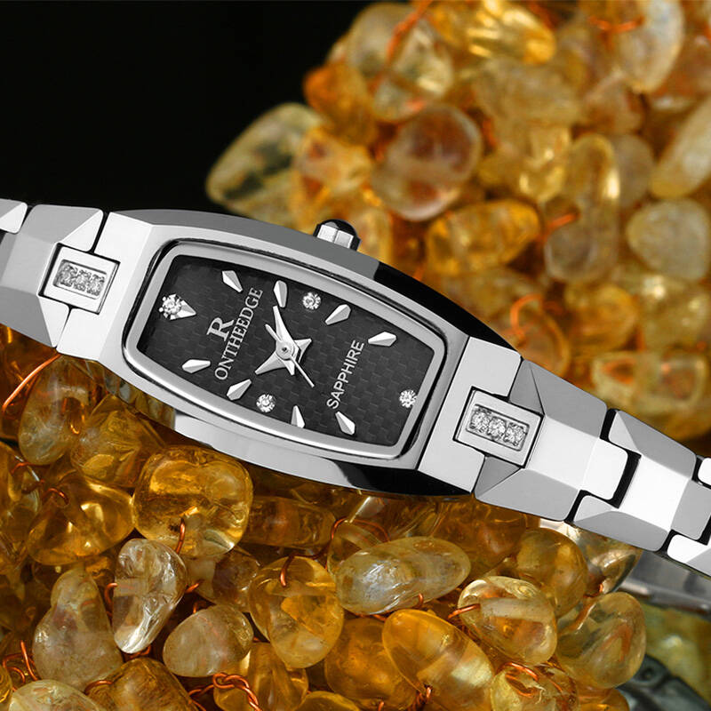 瑞之缘手表女薄款女士手表钨钢石英表防水手表女表女式手表 银色rzy