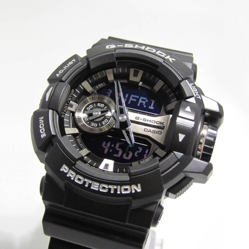 卡西欧(casio)手表 g-shock 3d立体操作旋转表冠大表盘运动防水双显男