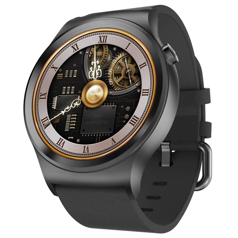 土曼t-ripple智能手表圆形男女士商务运动防水手表可通话兼容安卓苹果