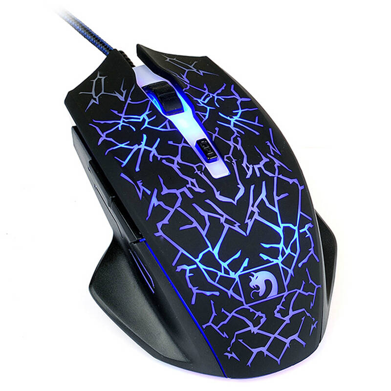 新盟曼巴蛇鼠标 usb有线 电脑游戏 笔记本台式lolcf 鼠标 珠光蛇白