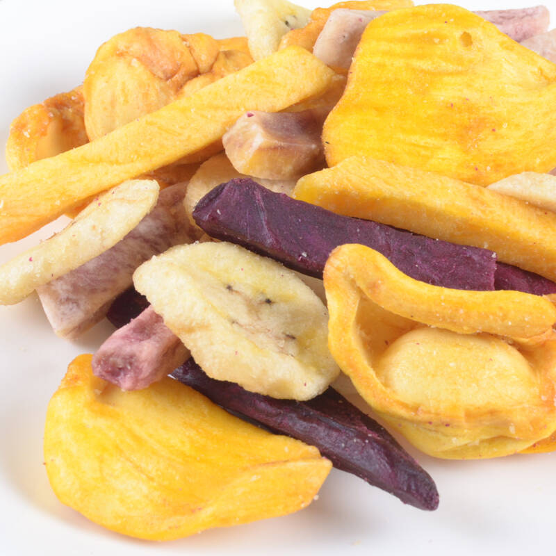 【京东超市】熊孩子 蔬果干235g*2袋 综合蔬菜干果蔬干脆片 综合水果