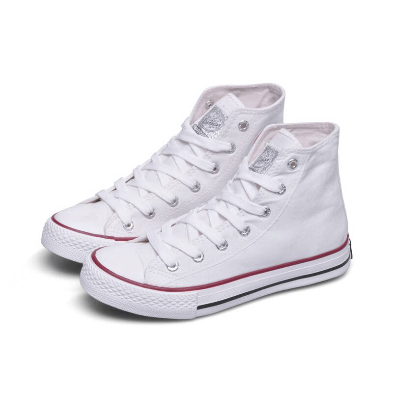 高帮帆布鞋纯色系带休闲鞋潮流百搭耐磨男鞋女鞋回力经典款基本款鞋