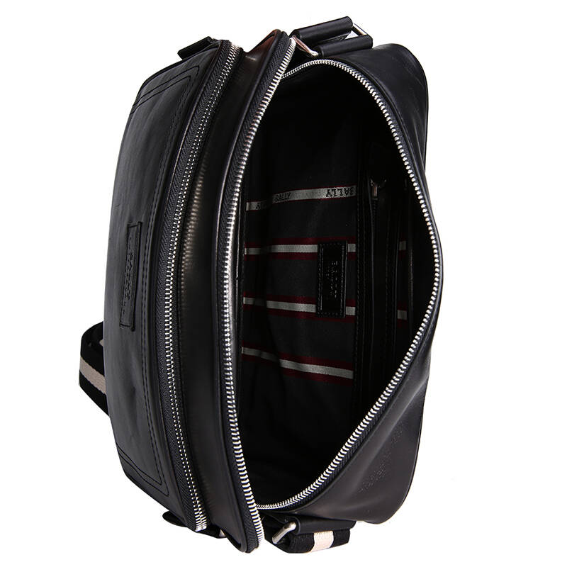 bally 巴利 男士黑色牛皮单肩斜挎包 traipse/280