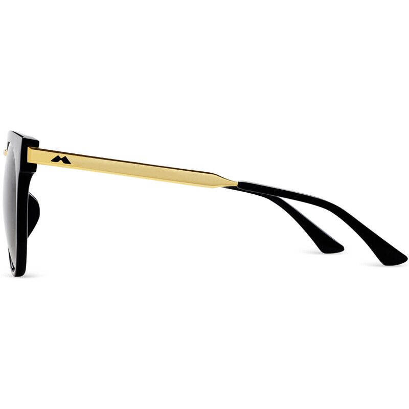 molsion 陌森 女款黑色镜框灰色镜片偏光太阳镜 ms6000-c10