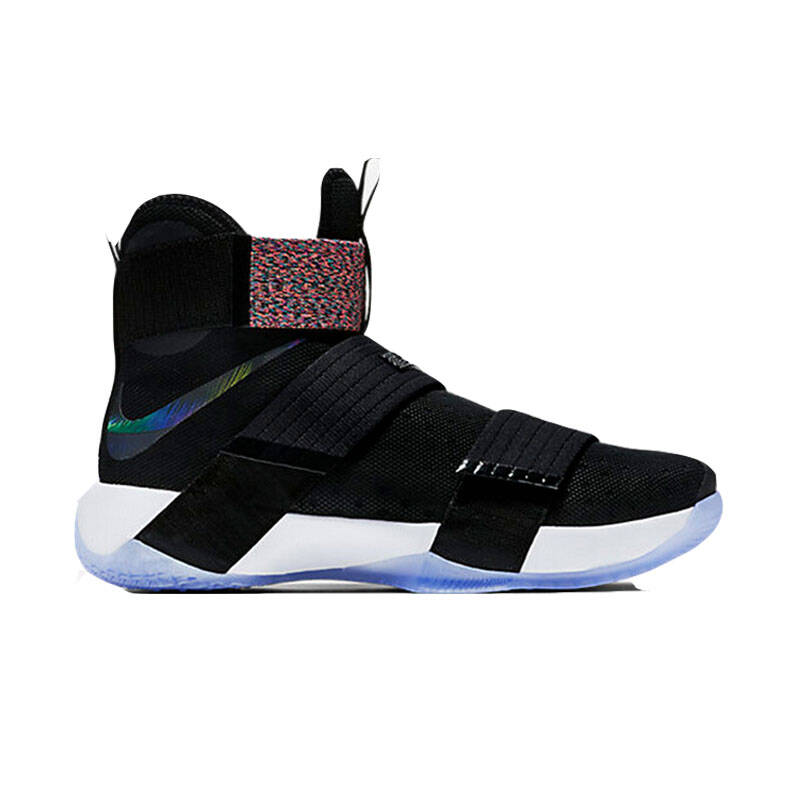 耐克nike soldier10 ep黑彩虹詹姆斯战士10篮球鞋844379 844375 新款