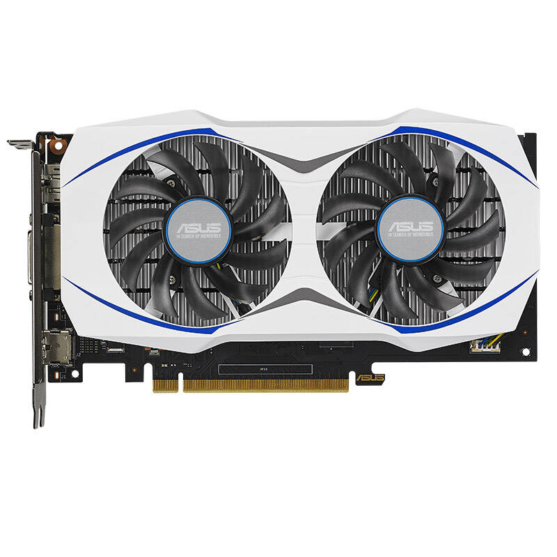 华硕(asus)gtx950-2g 1026~1228mhz/6610mhz 2gb/128bit ddr5 pci-e3.