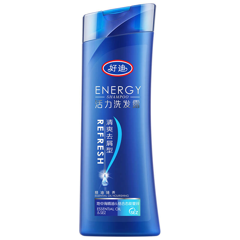 好迪houdy 活力清爽去屑型洗发露洗发水200ml
