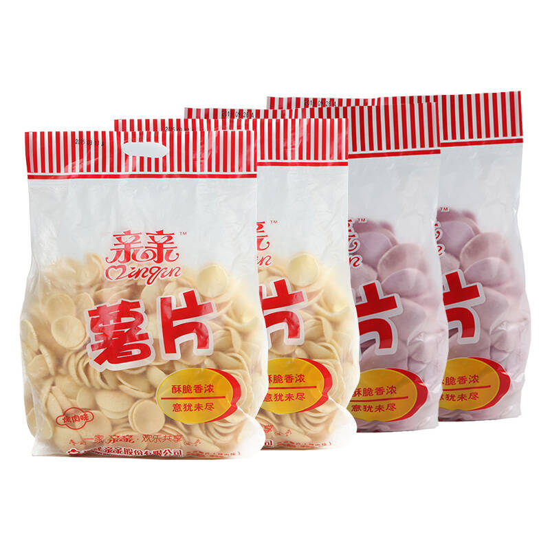 亲亲 欢乐大薯薯组合装 560g/组(140g*4 薯片)