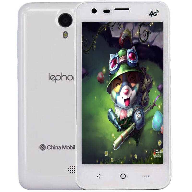 乐丰(lephone)t2v 移动4g 双卡双待智能手机 白色