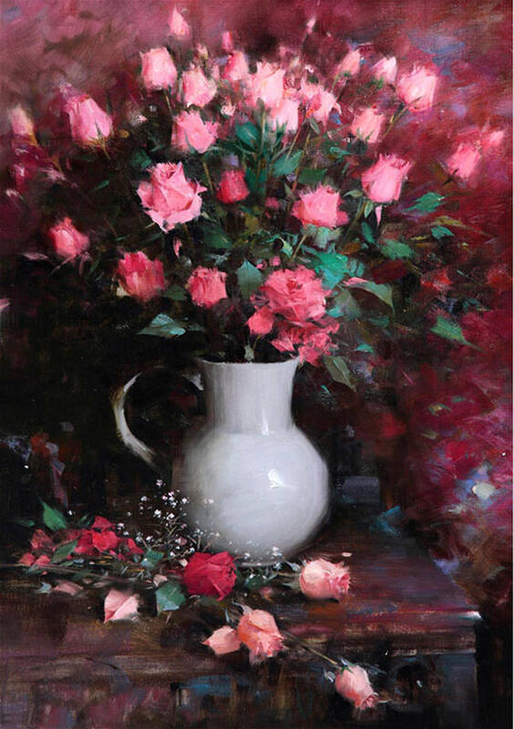 1000/500片成人木质拼图拼板定制益智玩具 写实主义油画装饰画静物