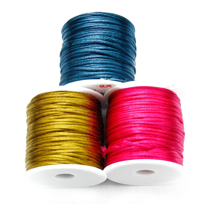 diy中国结用线绳 6号1.5-2mm进口金刚手链优质丝线 整卷价 咖啡色一卷