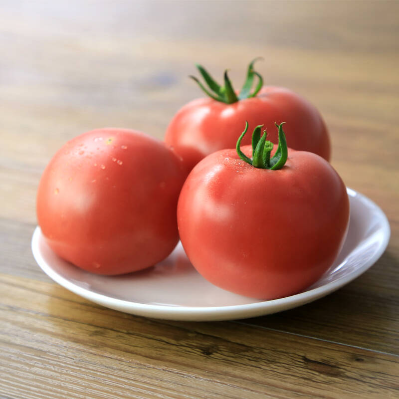 家美舒达 粉红西红柿 番茄 700g-800g 3-4个 自营蔬菜