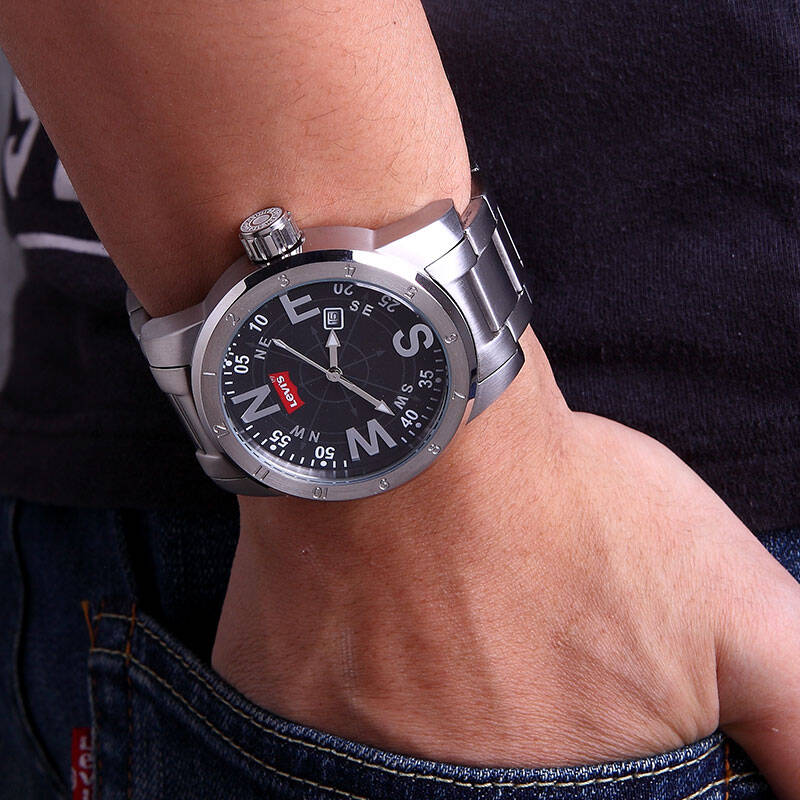 李维斯 (levis)手表 指南针石英中性表lth1206