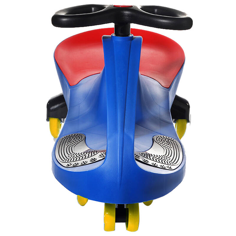 乐贝扭扭车儿童溜溜车摇摆车滑行车摇摇车悠悠车经典版 蓝色-静音轮