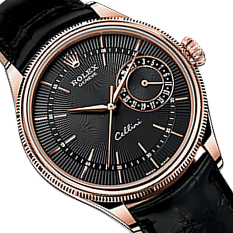 劳力士rolex手表 切利尼系列机械男表50515黑色放射纹表盘 - 京东