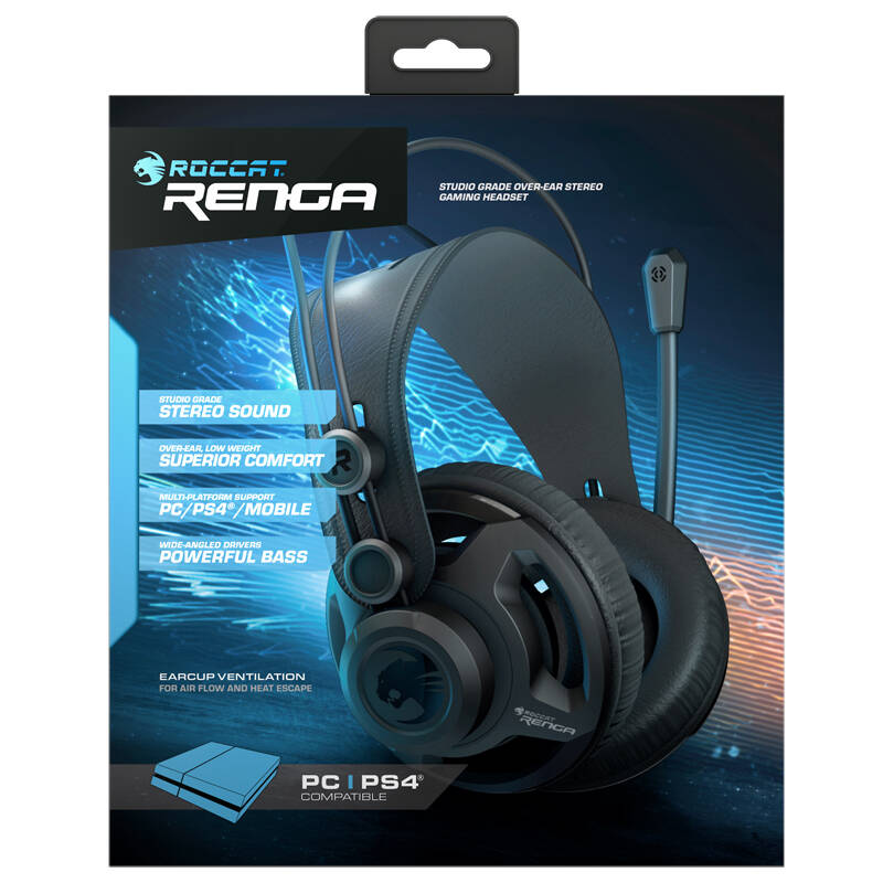 冰豹(roccat) 幻音豹 renga 立体声游戏耳机