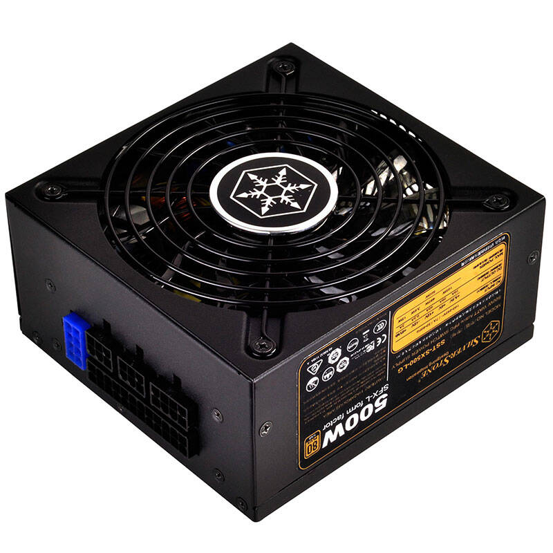 银欣silverstone★额定500w sx500-lg sfx-l电源(金牌)