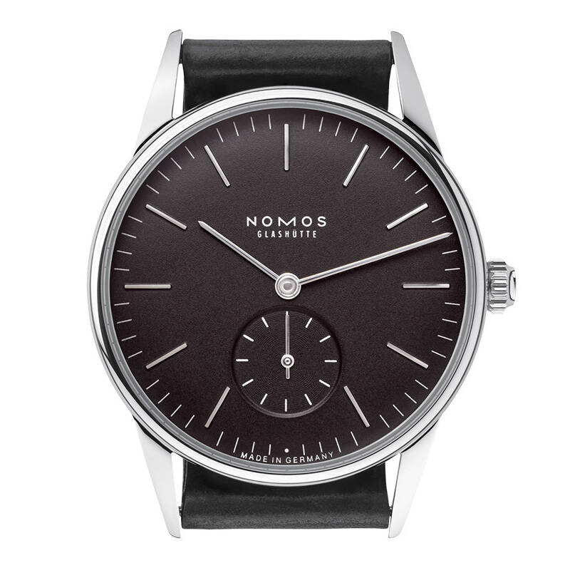 诺莫斯(nomos) orion系列 钻石抛光时标 德国手动机械男手表 307
