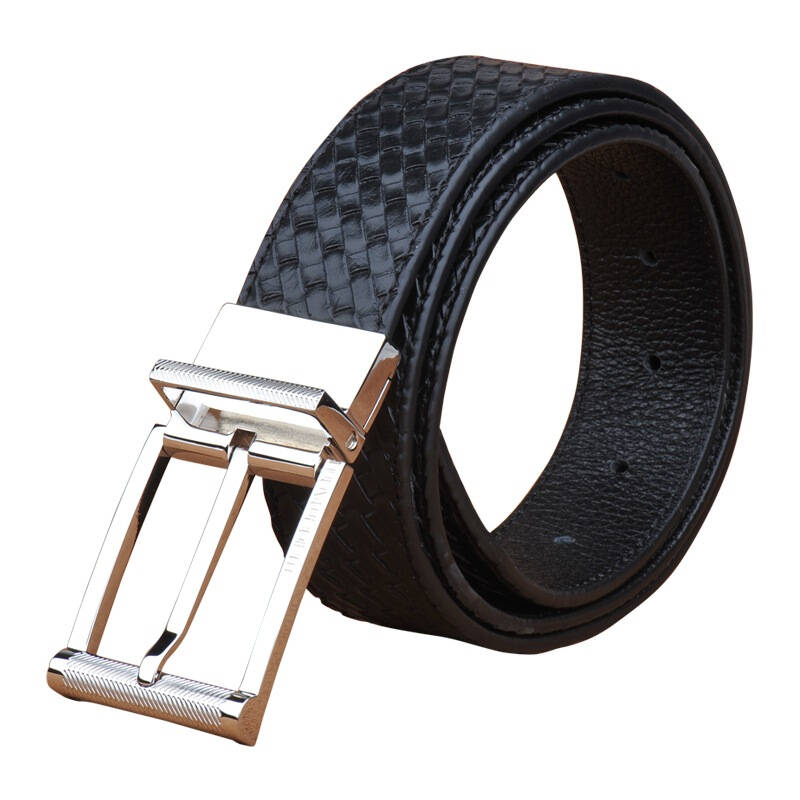 男士皮带商务休闲针扣牛皮裤带 大将军系列24k镀白金006男腰带