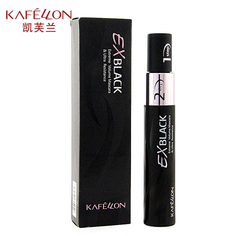 凯芙兰 睫毛膏猫眼魅黑双效睫毛膏浓密防水纤长彩妆