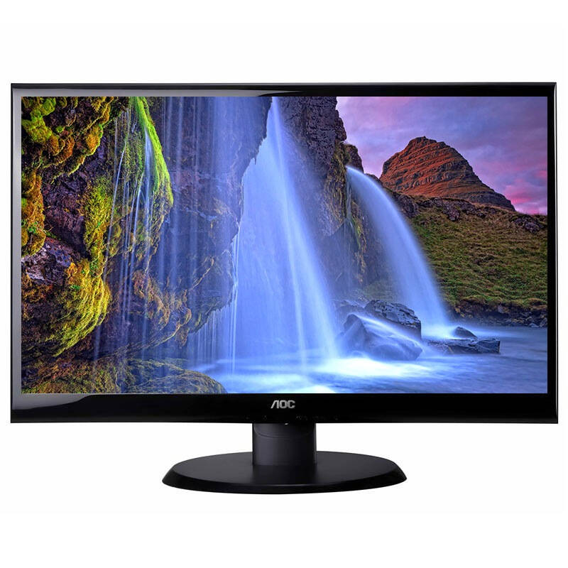 aoc e2250sd 22英寸宽屏led背光显示器(黑色) 自营