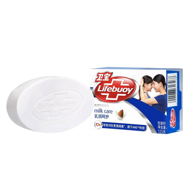 【京东超市】卫宝先进除菌香皂-乳润呵护125g