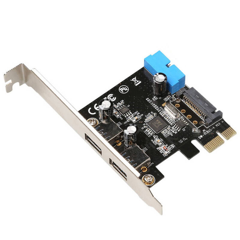 szllwl台式机主板usb3.0扩展卡20pin前置接口 pci-e转