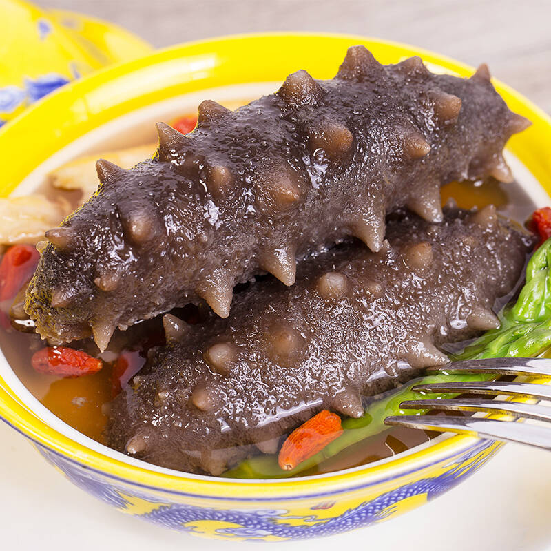 獐子岛 大连参藏天养淡干海参 48g 9-13头 简装 一级品 自营海鲜水产