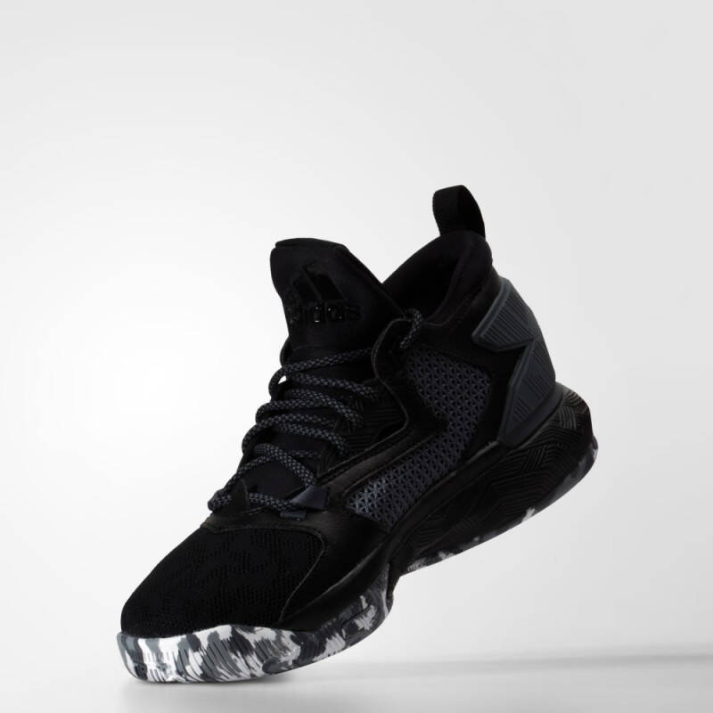 阿迪达斯 篮球 男子 利拉德系列场上款篮球鞋 1号黑色 b42388 如图 44