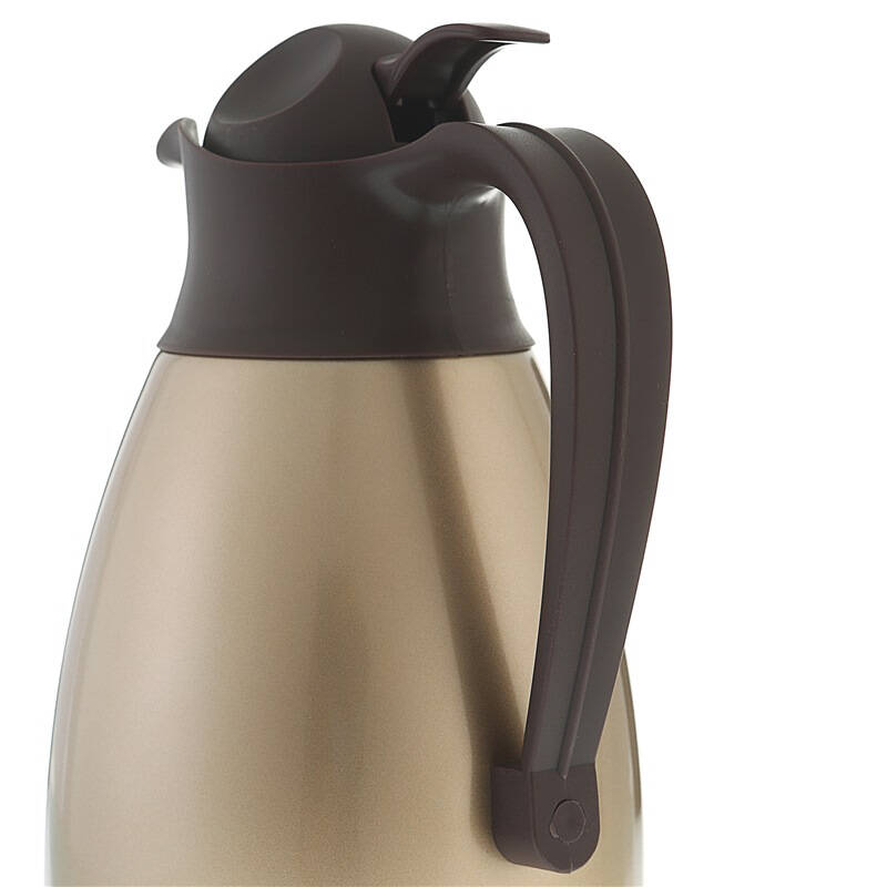 哈尔斯 2000ml不锈钢真空保温家用办公商务咖啡壶热水壶暖瓶lk-2000k