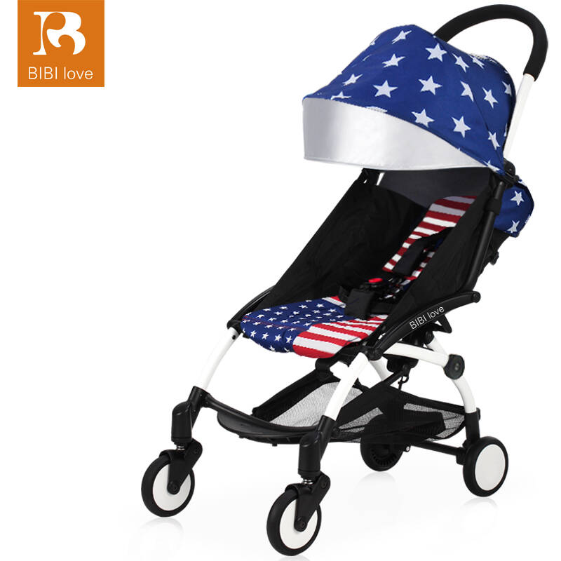 bibilove婴儿推车婴儿车春夏避震折叠便携旅游出行可登