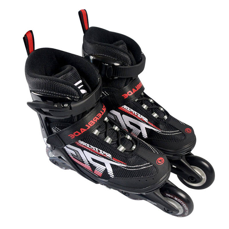 rollerblade溜冰鞋 进口儿童轮滑鞋可调可拆洗旱冰鞋 combo黑红色s码