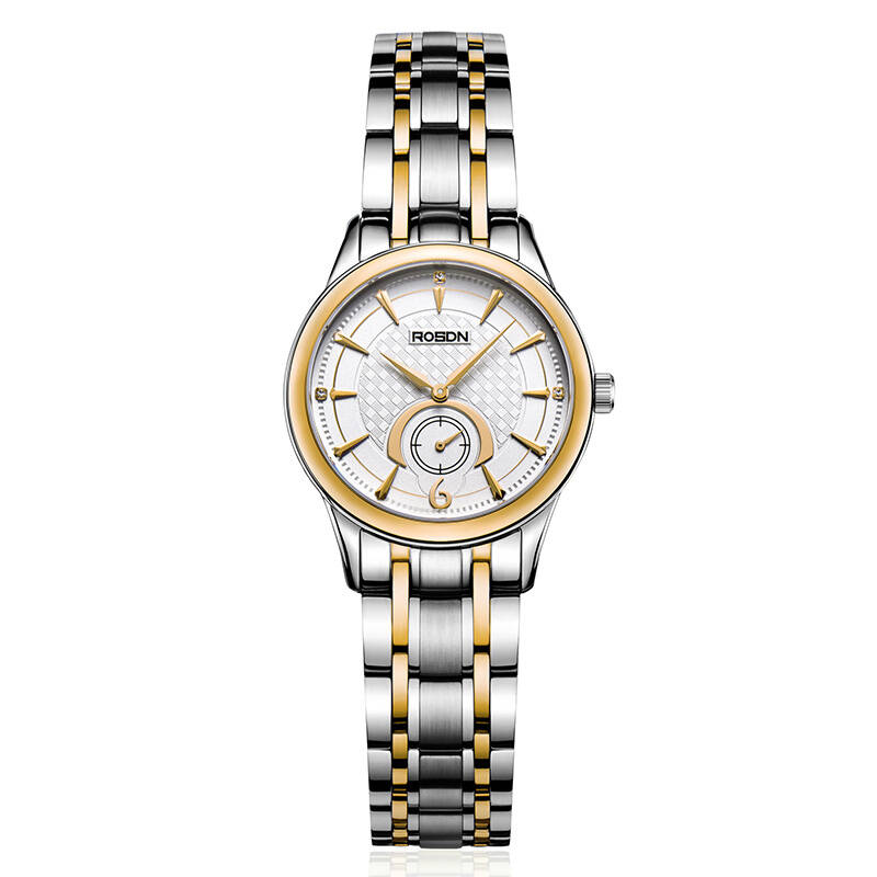 劳士顿(rosdn)手表 女士钢带系列 石英间白女表 g3191d-7