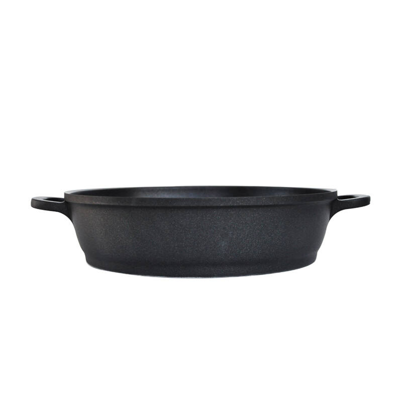 berndes 宝迪德国制造28cm 电磁炉通用 双耳带盖煎炒锅 无油烟不粘易