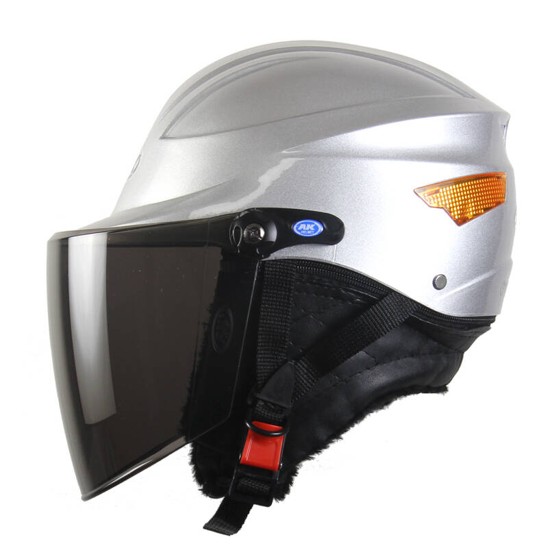 ak摩托车头盔男女 电动车头盔电瓶车防护帽夏盔冬天保暖头盔 防紫外线