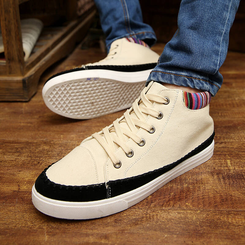 ioo 2014秋冬韩版潮流休闲鞋中帮鞋子英伦男士板鞋男式潮鞋ks-中帮667