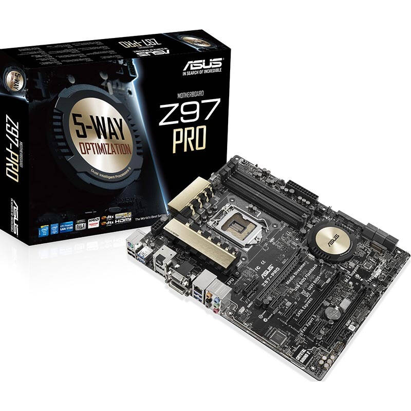 華碩(asus)z97-pro 主板 (intel z97/lga 1150)