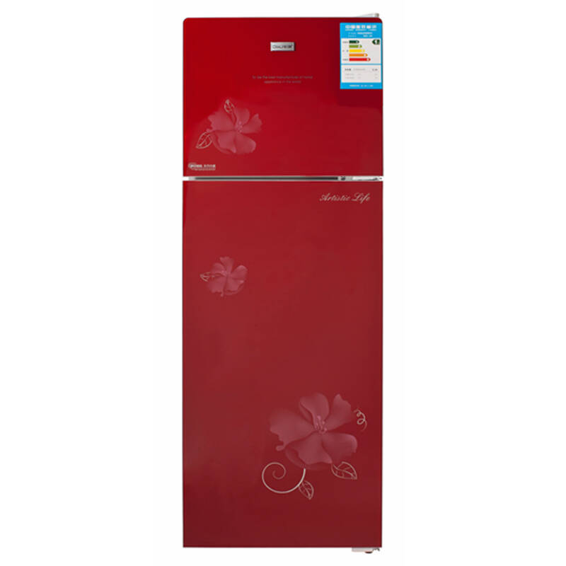 长城150 升 家用小冰箱 双门带冷藏冷冻小型电冰箱 天山红