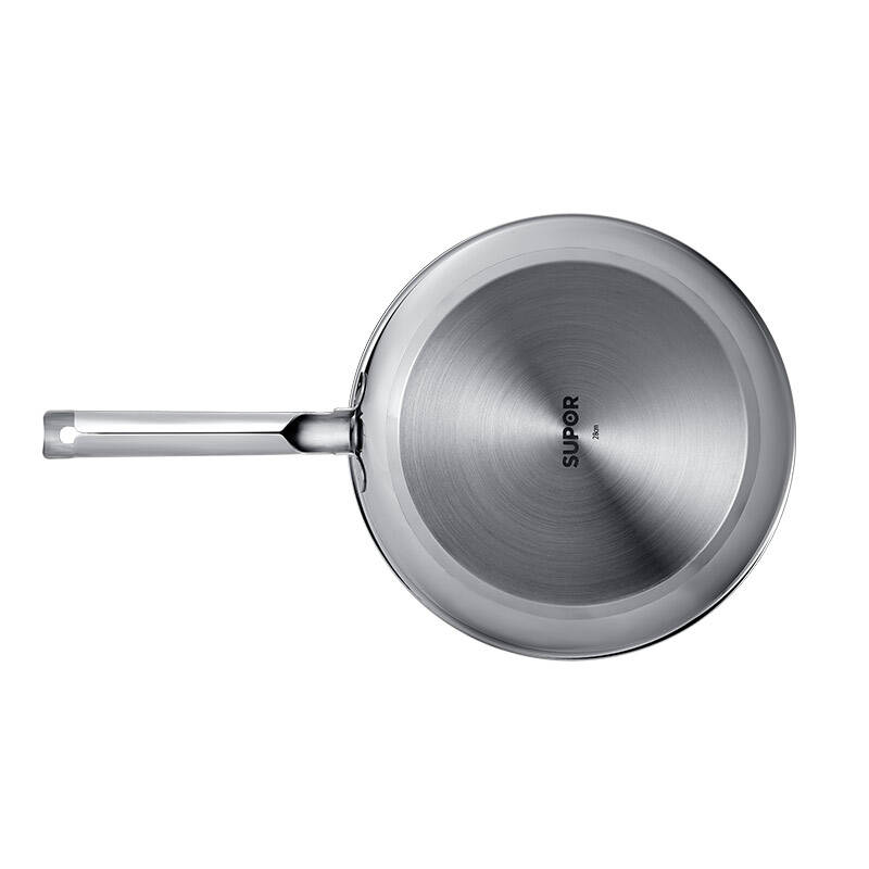 闪购自营 苏泊尔(supor)ej28bs01 平底锅 28cm雅逸304不锈钢复底煎锅