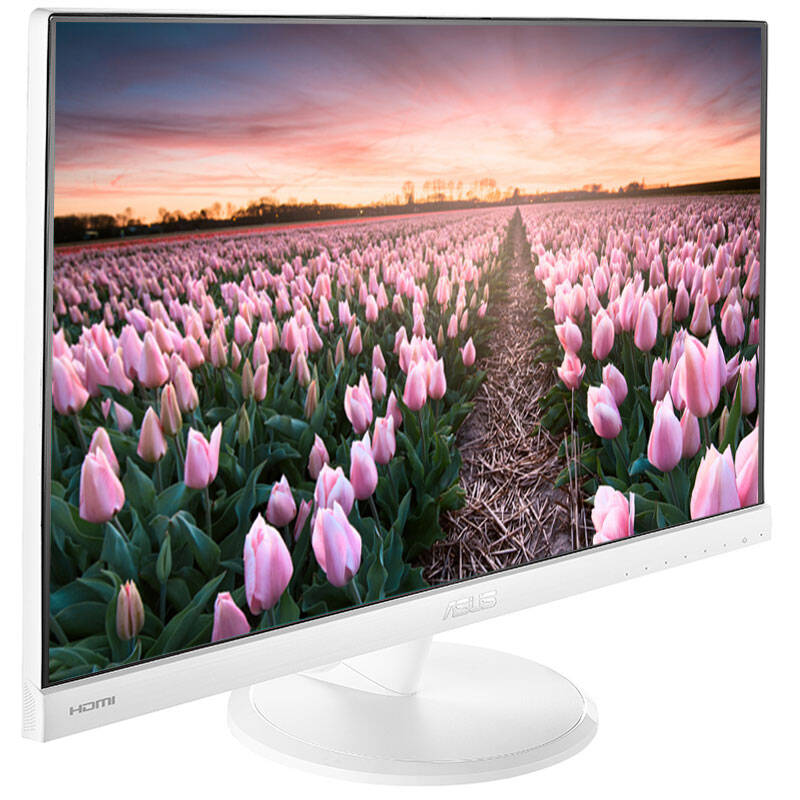 华硕(asus)vc239h-w 23英寸超窄边滤蓝光不闪屏led背光广视角ips屏