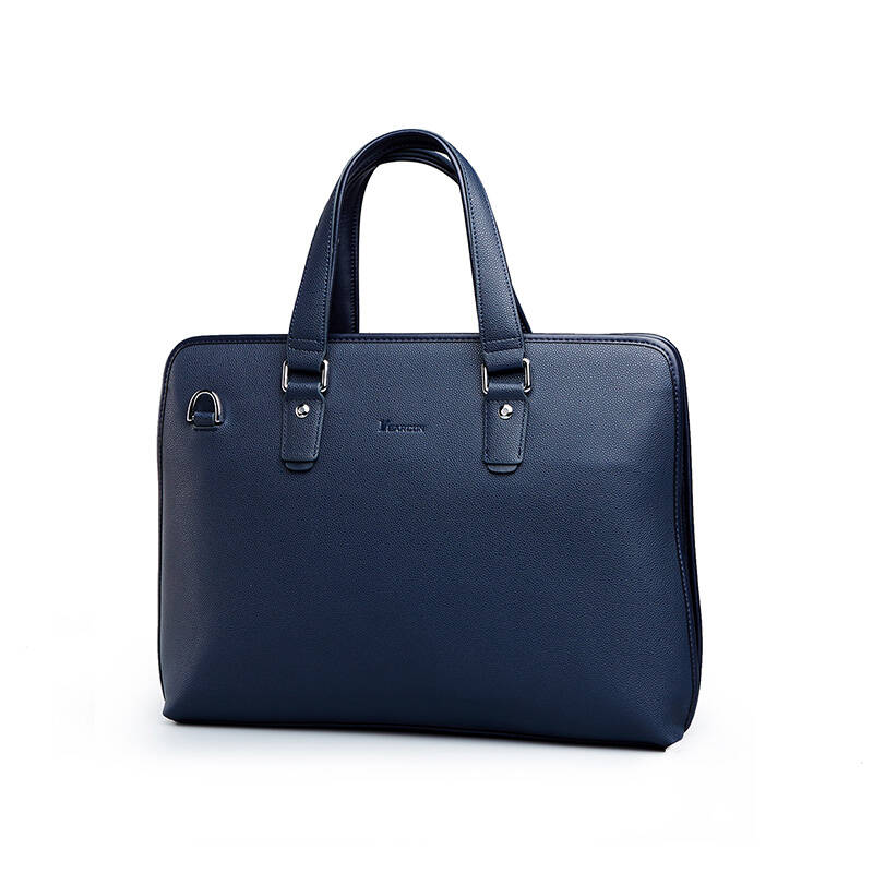 意尔康时尚男公文包64m17247蓝色