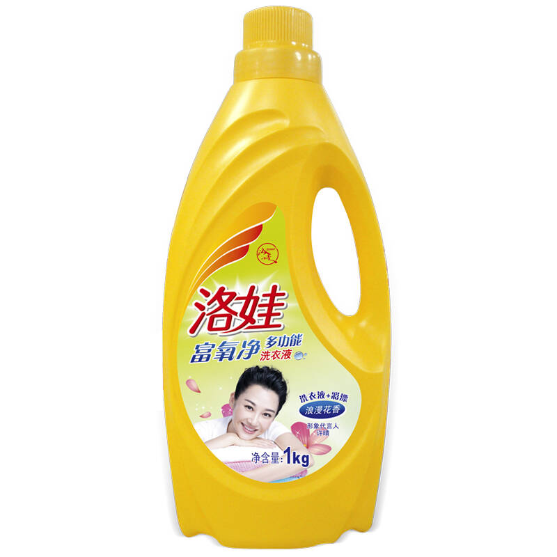 洛娃 富氧净多功能洗衣液套装1kg 补充装500g*9袋
