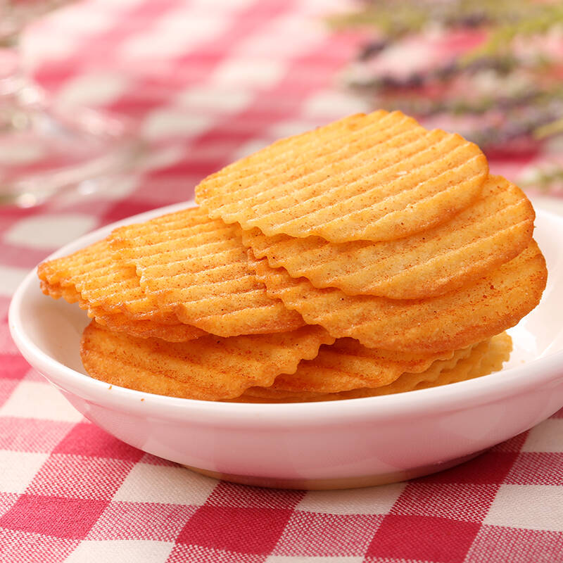 三只松鼠休闲零食膨化食品小吃番茄味小贱脆薯100g/袋