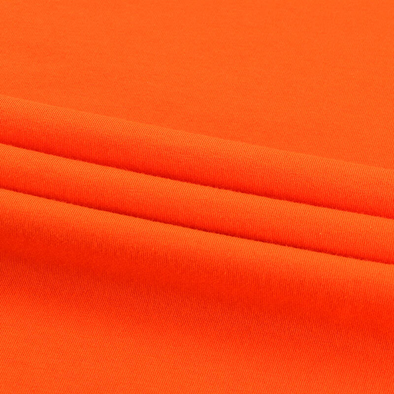 emporio ea7 阿玛尼 男款橙色棉氨纶v领短袖t恤衫 273169 6p209 07962