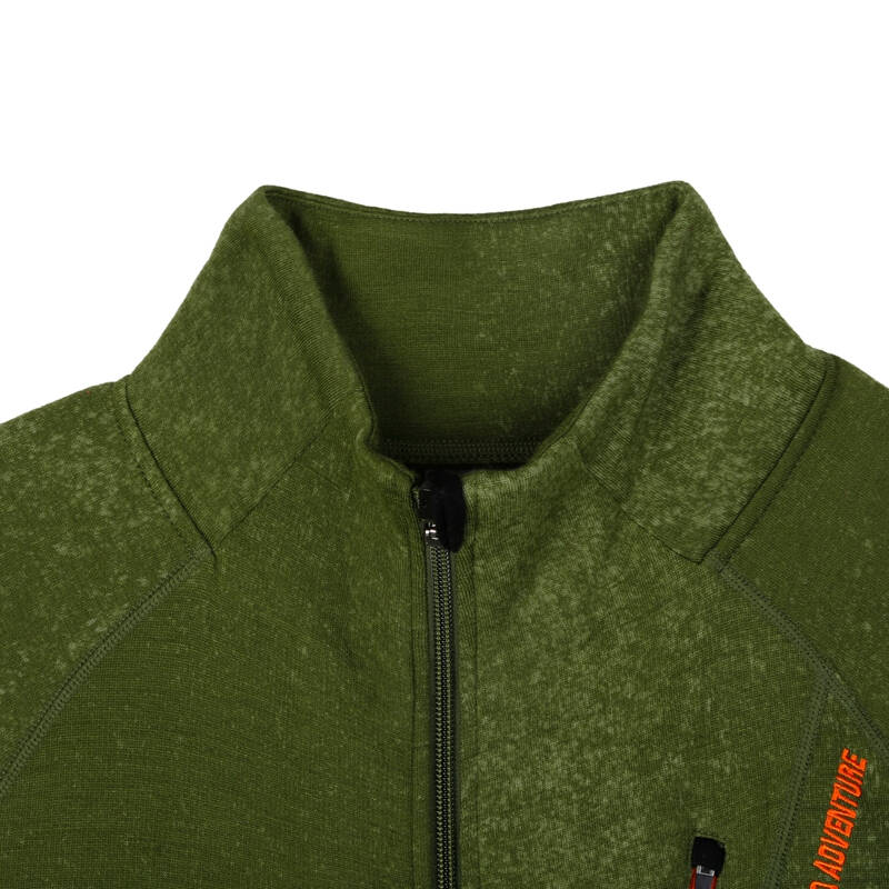 adventure】品牌100%美丽诺羊毛材质运动休闲男式透气排汗马甲 军绿色