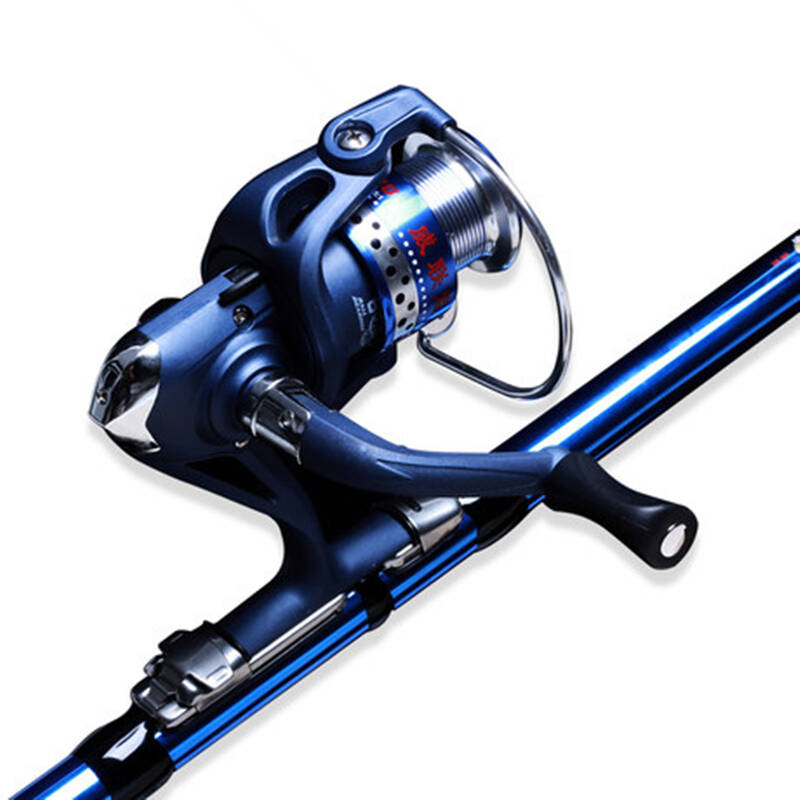 碳素言九鼎矶竿 海钓竿 渔具垂钓用品 钓鱼用具 货到付款 炫目蓝 5